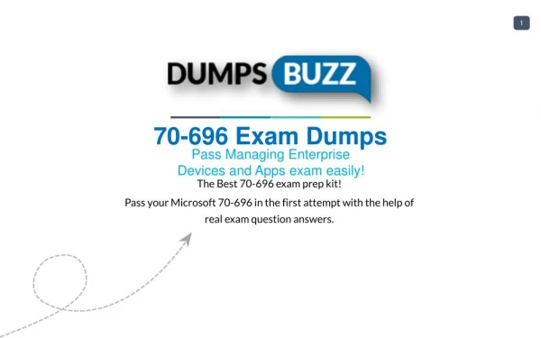 70-696 VCE Dumps - Helps You to Pass Microsoft 70-696 Exam
