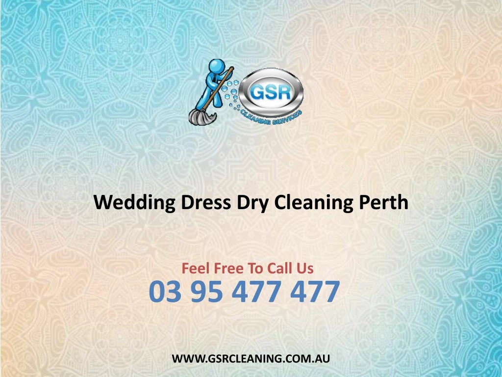 wedding dress dry cleaning perth