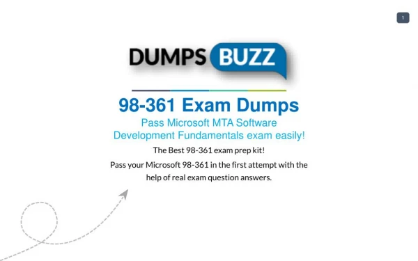 98-361 PDF Test Dumps - Free Microsoft 98-361 Sample practice exam questions