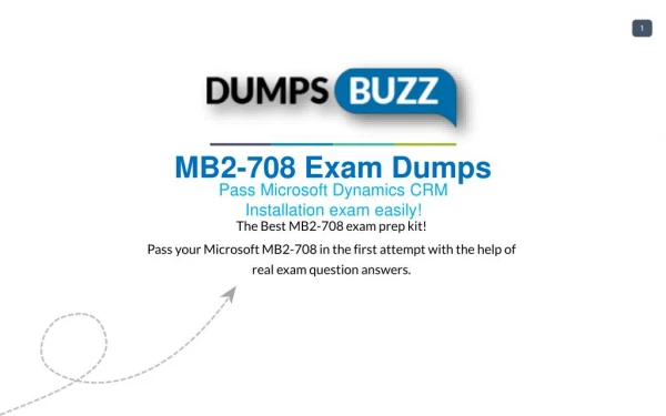 MB2-708 test questions VCE file Download - Simple Way
