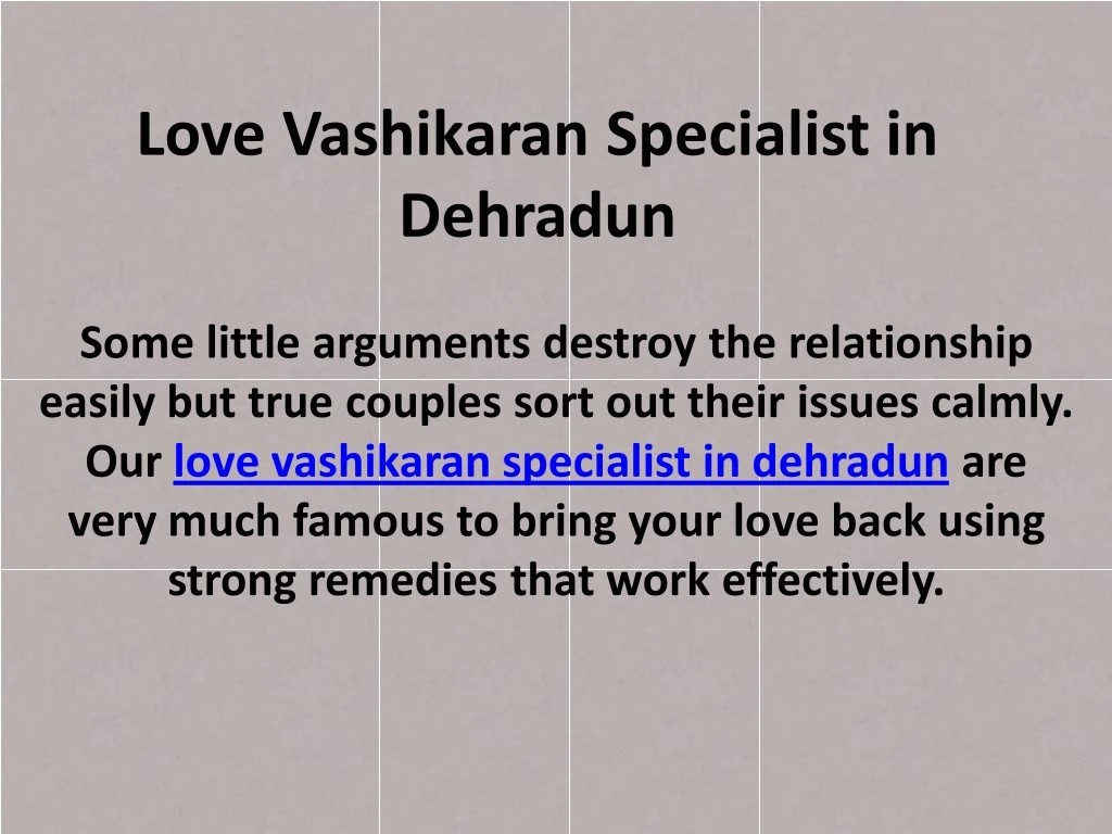 love vashikaran specialist in dehradun