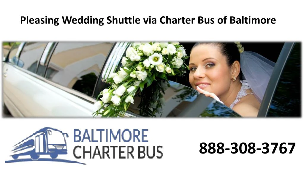 pleasing wedding shuttle via charter