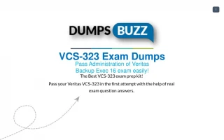Valid VCS-323 Test Dumps - slide 1