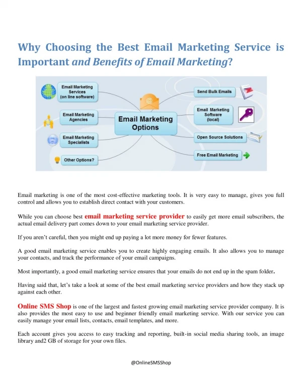 Why Choosing the Best Email Marketing Service is Important and Benefits of Email Marketing?
