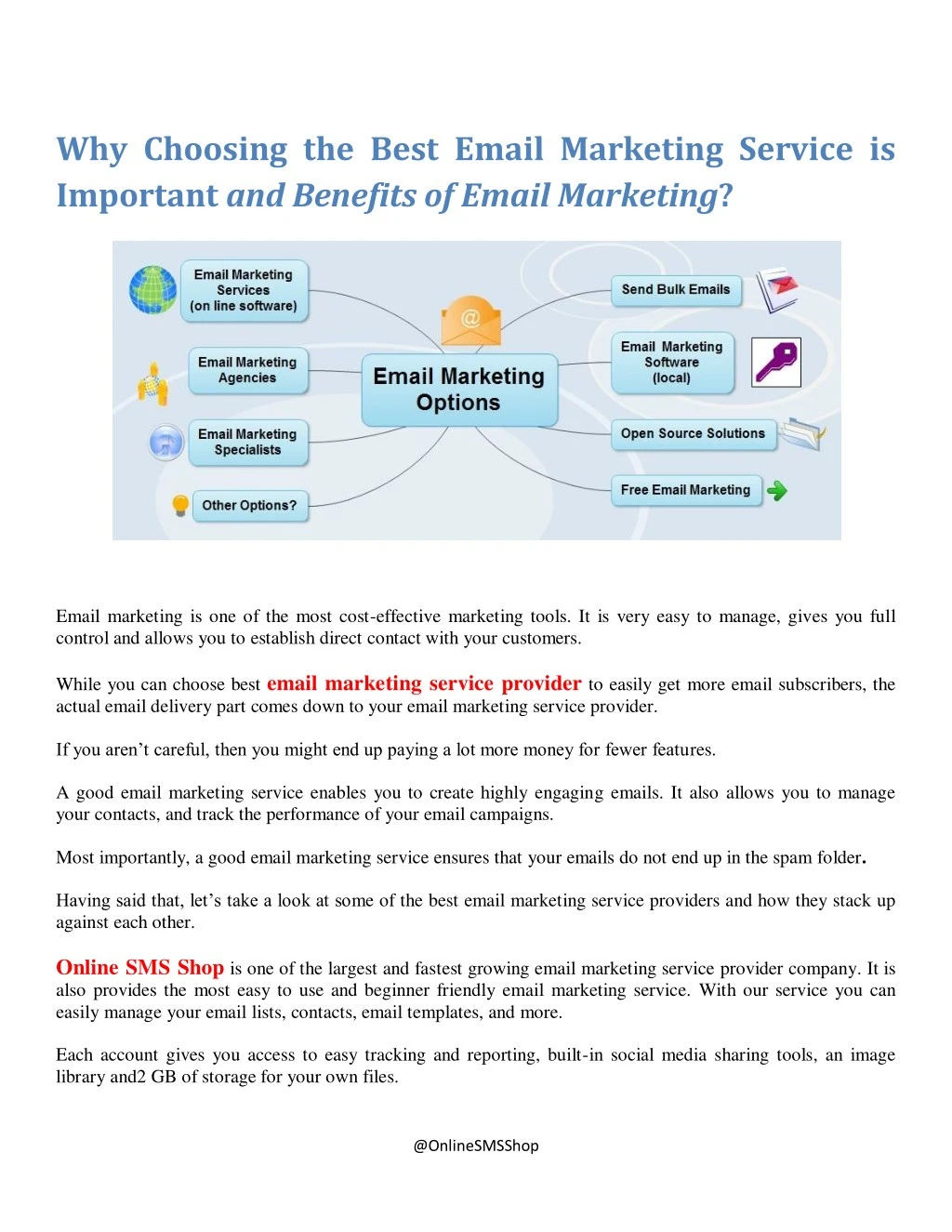 why choosing the best email marketing service