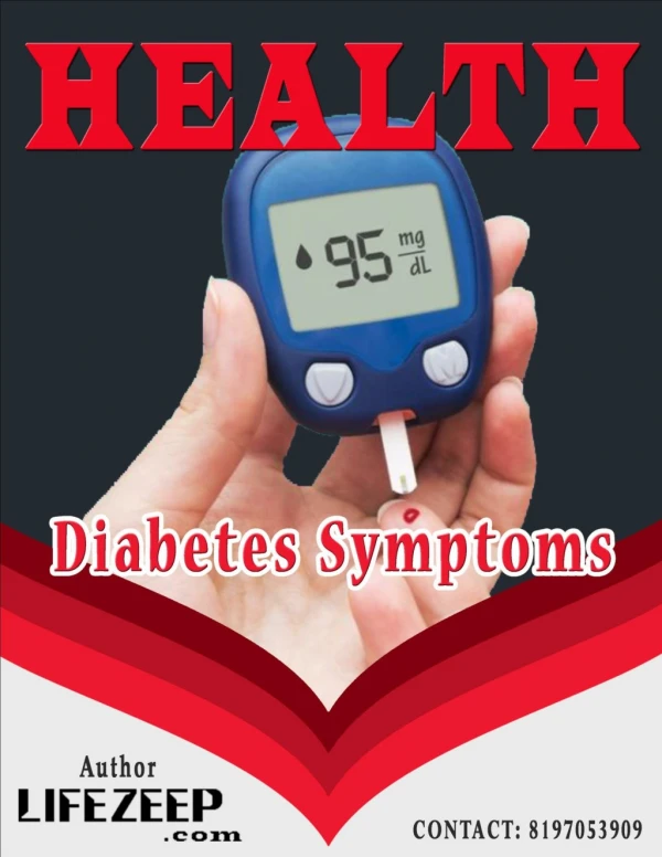 Diabetes Symptoms | Prediabetes & Insulin - LifeZeep