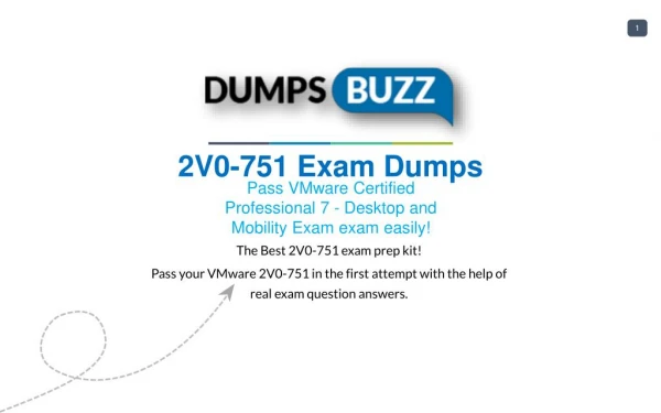 The best way to Pass 2V0-751 Exam with VCE new questions