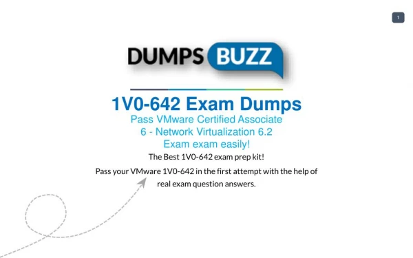 VMware 1V0-642 Braindumps - 100% success Promise on 1V0-642 Test