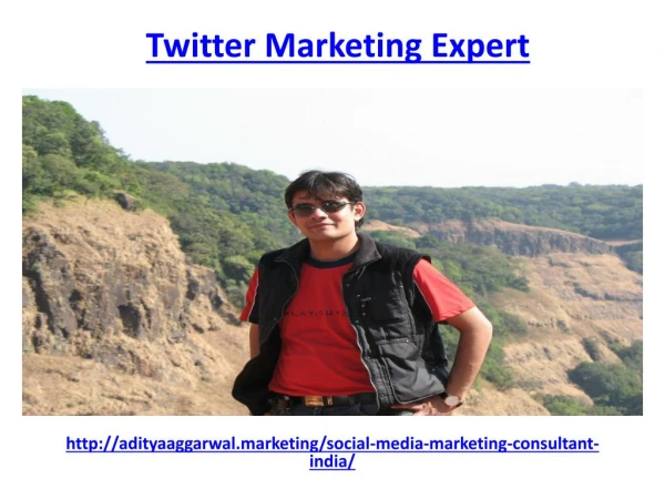 Meet the best twitter marketing expert in india