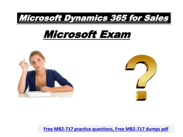Free MB2-717 Dumps Question Answers - Free MB2-717 Study Material