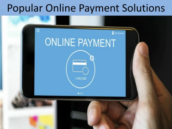 Popular Online Payment Solutions