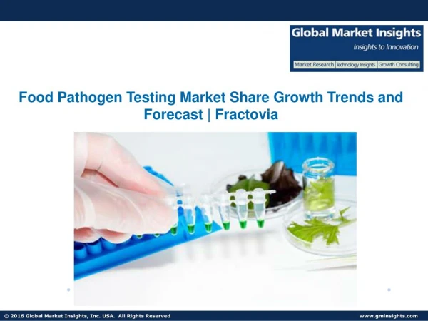 Food Pathogen Testing Industry Growth Continues | Food & Nutrition