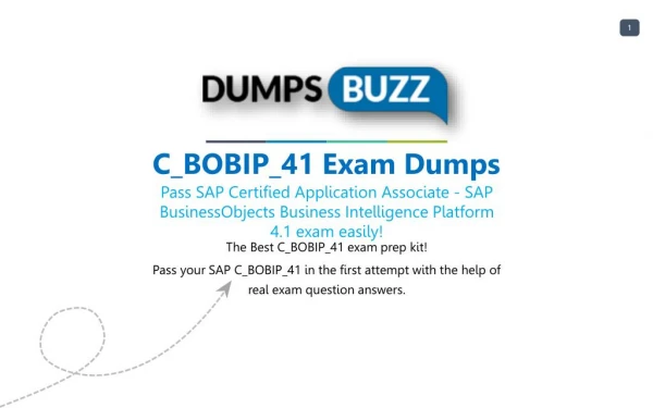 SAP C_BOBIP_41 Test Braindumps to Pass C_BOBIP_41 exam questions