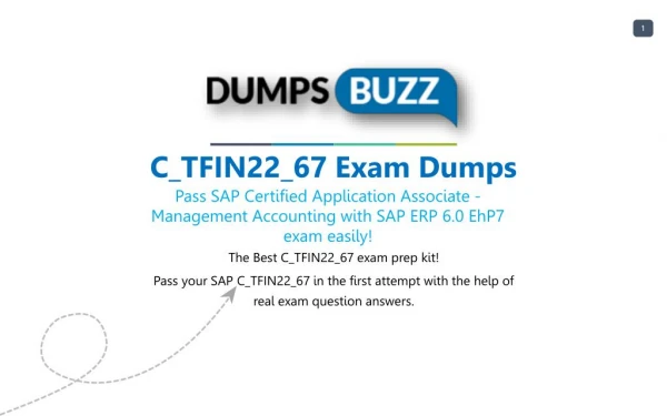 C_TFIN22_67 Exam Training Material - Get Up-to-date SAP C_TFIN22_67 sample questions
