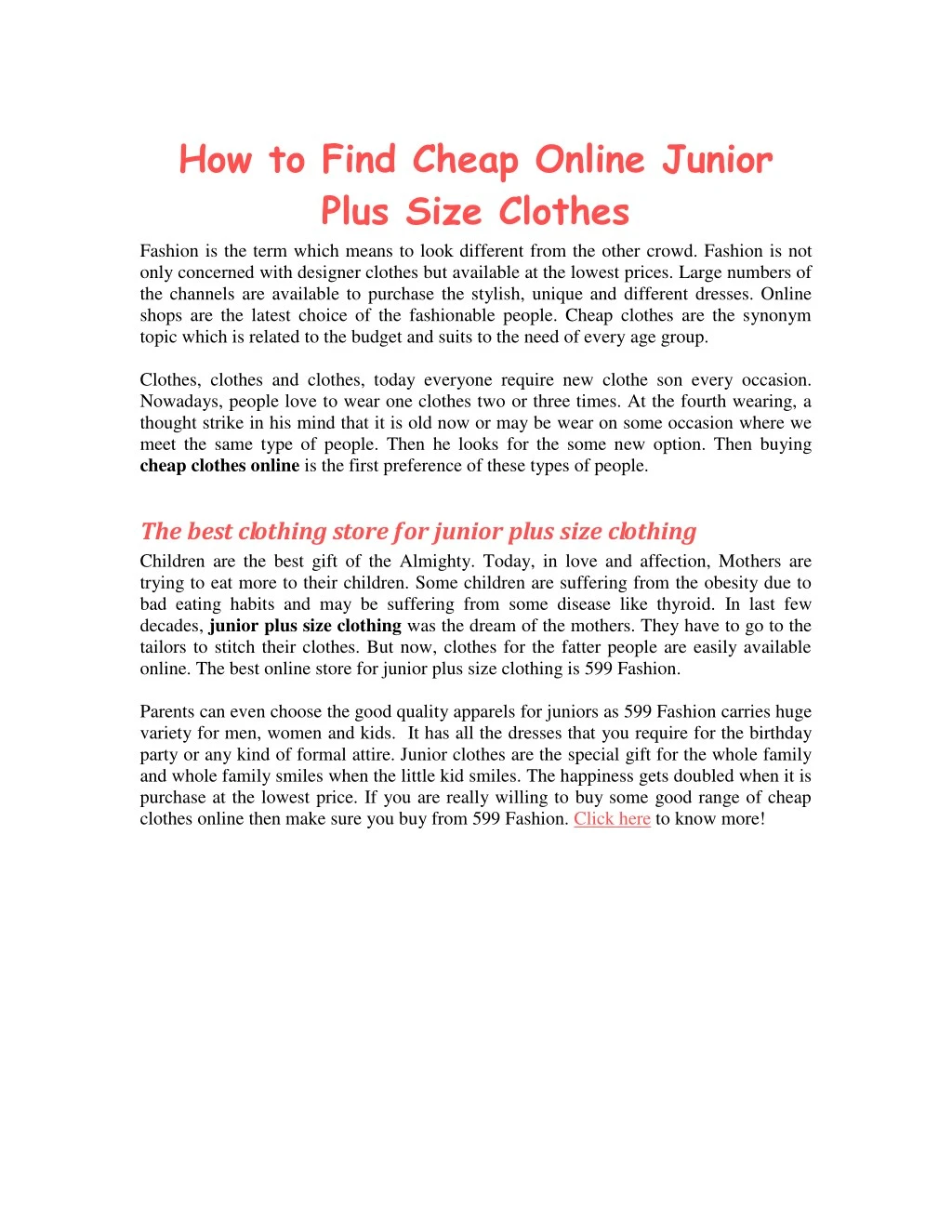 how to find cheap online junior plus size clothes