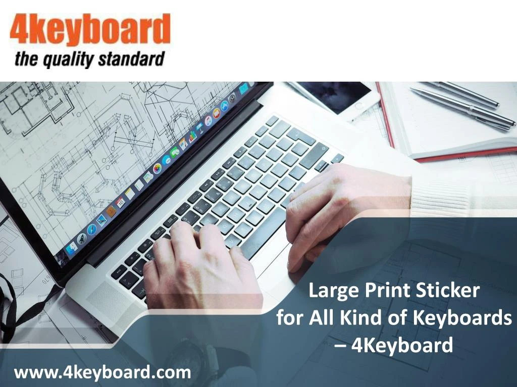 large print sticker for all kind of keyboards