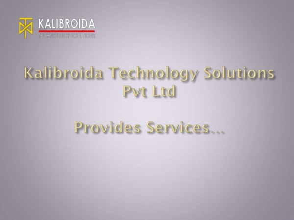 Kalibroida Technology Solution Services