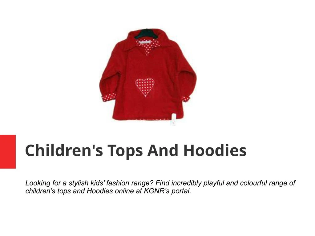 children s tops and hoodies