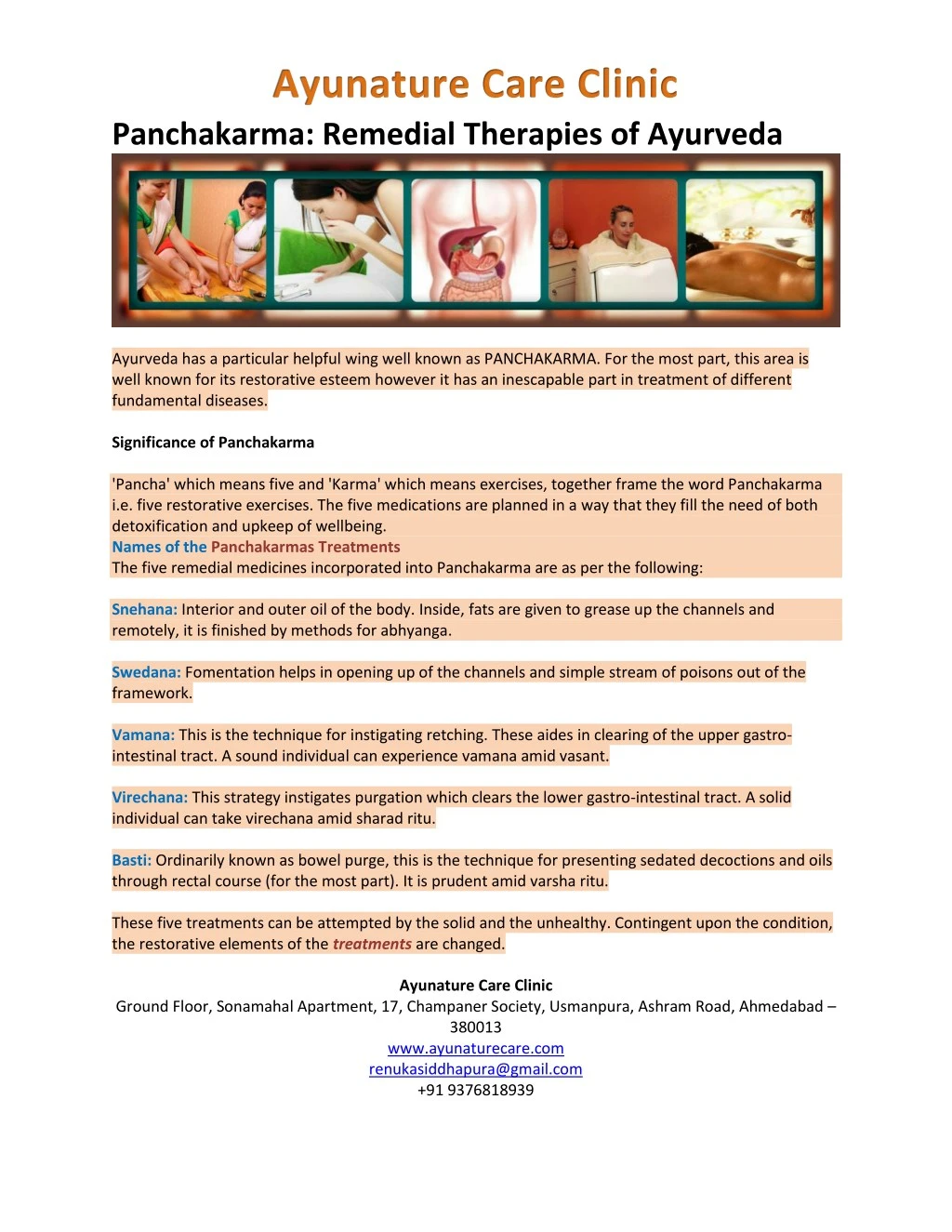 panchakarma remedial therapies of ayurveda