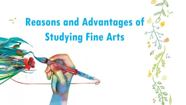 Best Advantages of Arts with Reasons