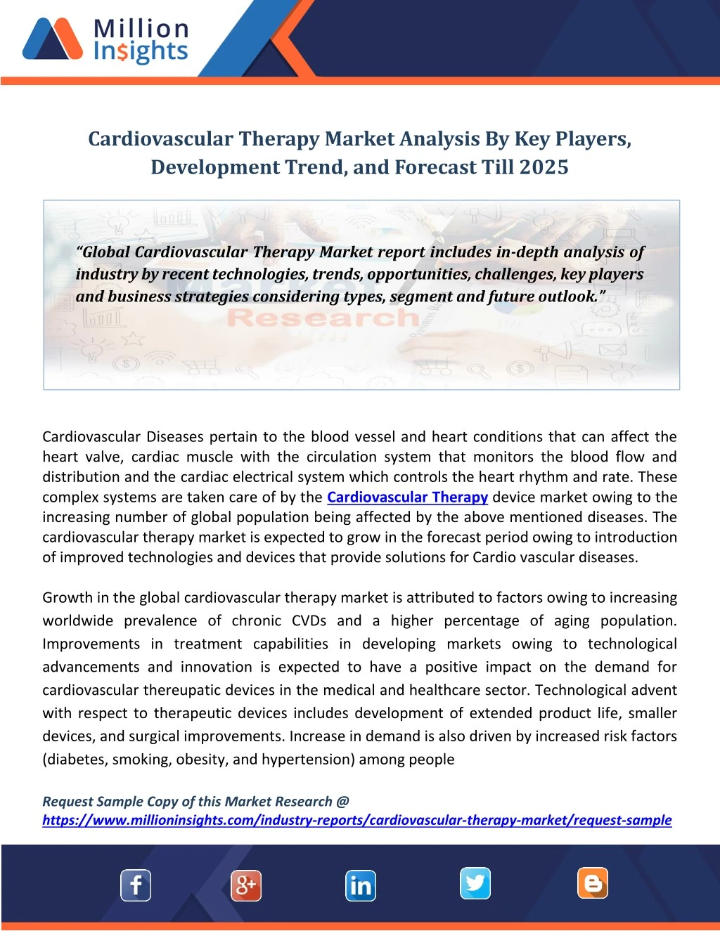cardiovascular therapy market analysis