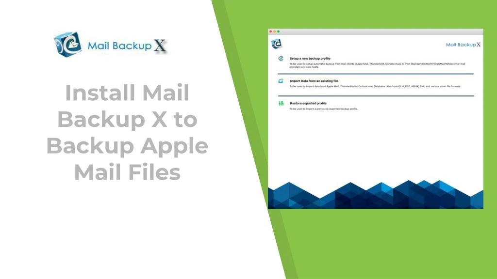 install mail backup x to backup apple mail files