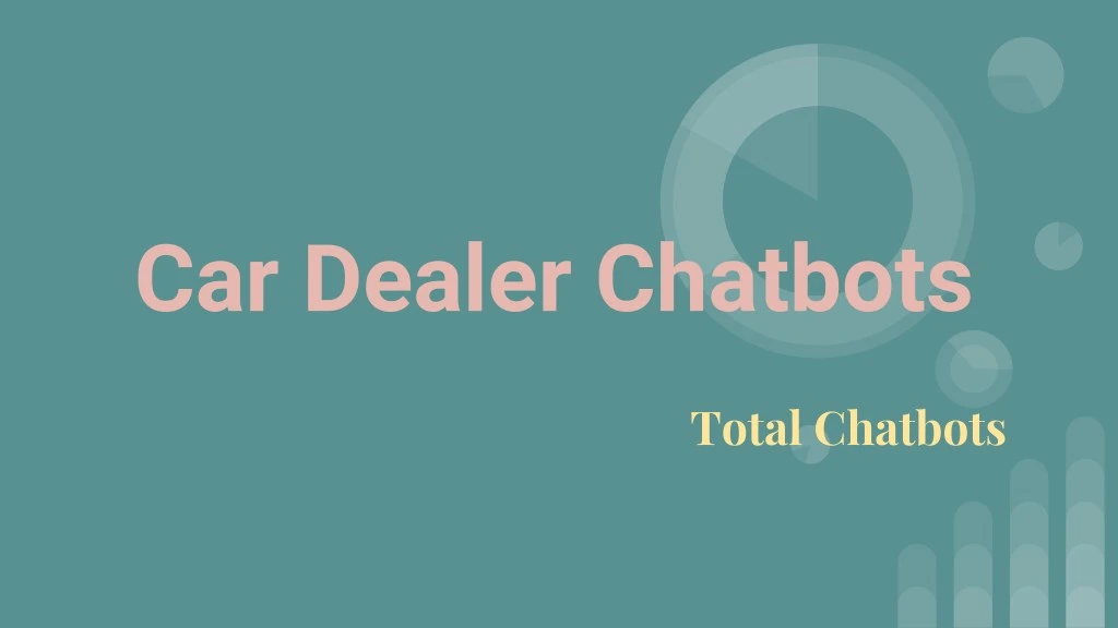 car dealer chatbots