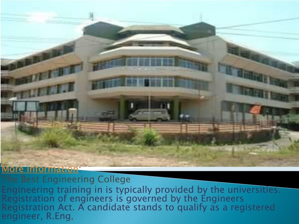 more information the best engineering college