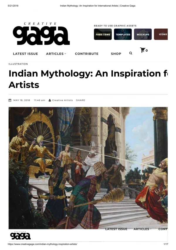 Indian Mythology: An Inspiration for International Artists