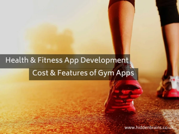 Health and Fitness App Development Services