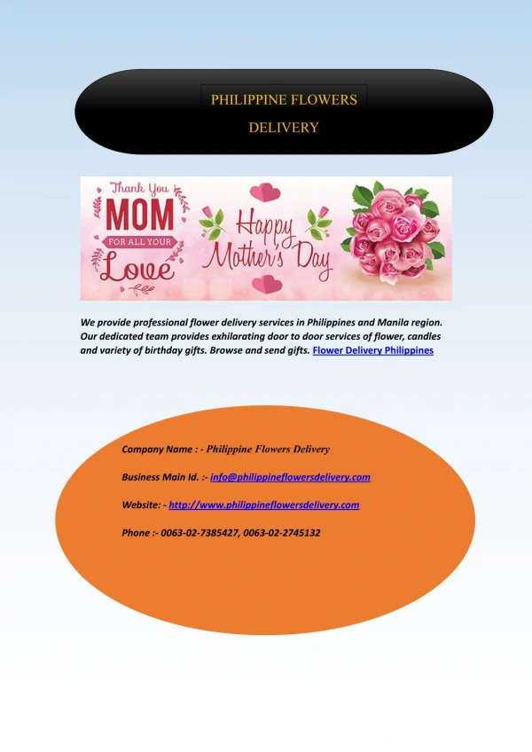 Best Online Services for Fresh Flowers Delivery in Philippines
