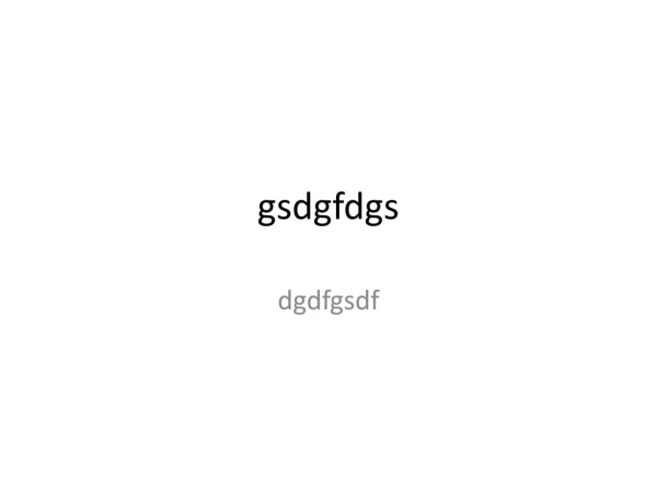 gsdgfdgs