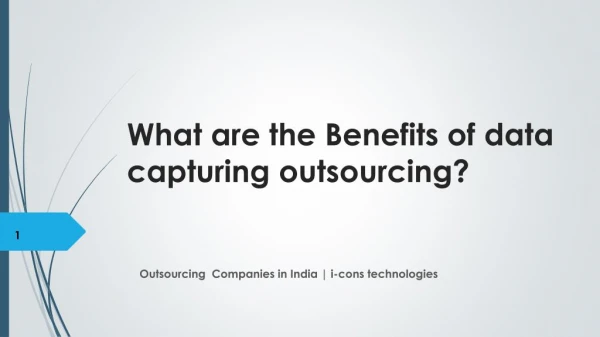 Outsource Data Capturing service
