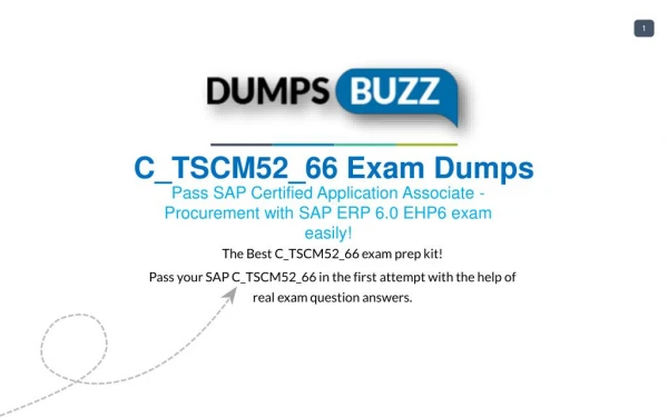 SAP C_TSCM52_66 Dumps Download C_TSCM52_66 practice exam questions for Successfully Studying