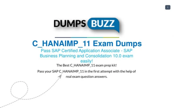 SAP C_HANAIMP_11 Test Braindumps to Pass C_HANAIMP_11 exam questions