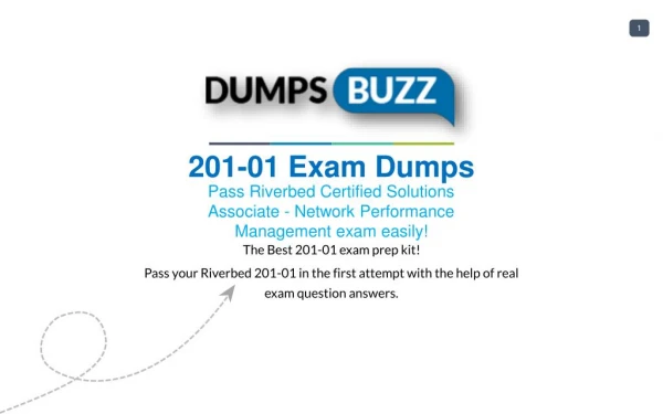 Riverbed 201-01 Test Braindumps to Pass 201-01 exam questions