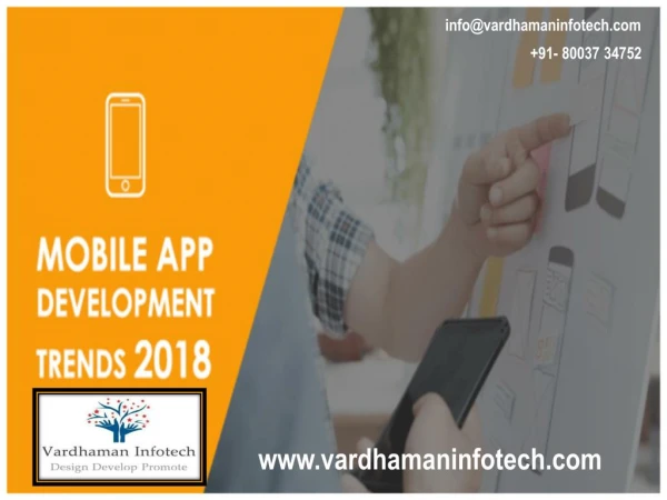 Top mobile application trends for 2018 - Vardhaman Infotech Jaipur