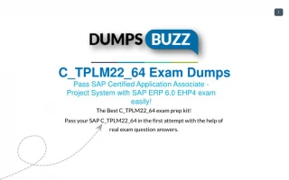SAP C_TPLM22_64 Test vce questions For Beginners and Everyone Else - slide 1