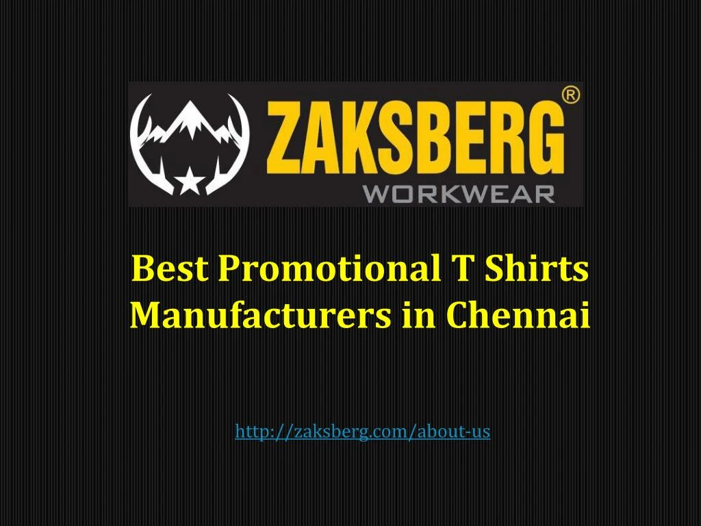 best promotional t shirts manufacturers in chennai