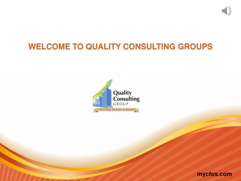 welcome to quality consulting groups