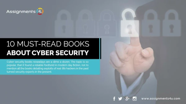 10 Must Read Books About Cyber Security