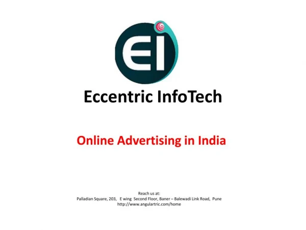 Online Advertising Company in Pune, India - Eccentric Infotech