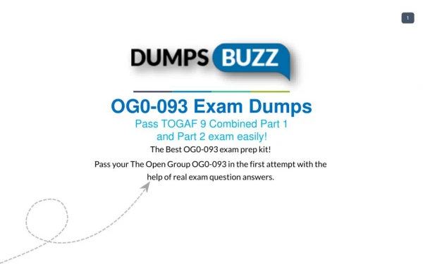 Valid OG0-093 Test Dumps
