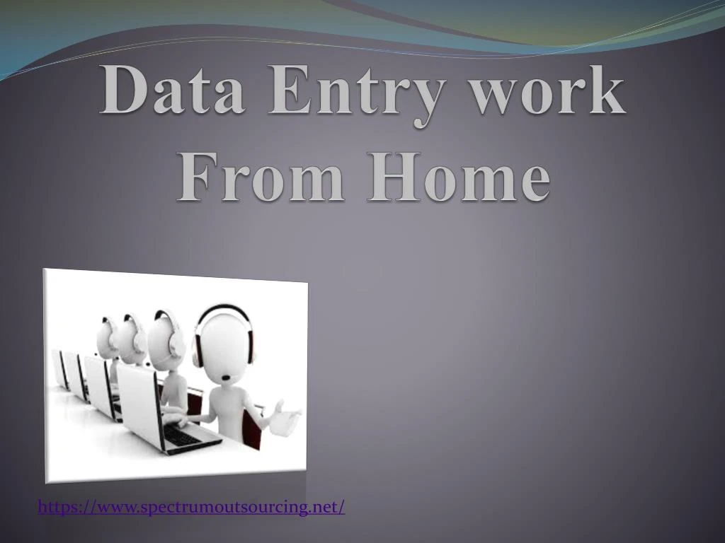 data entry work from home