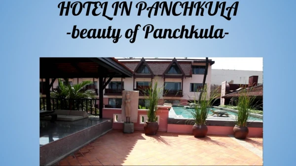 hotel in Panchkula