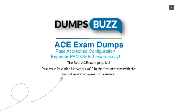 Palo Alto Networks ACE Dumps Download ACE practice exam questions for Successfully Studying
