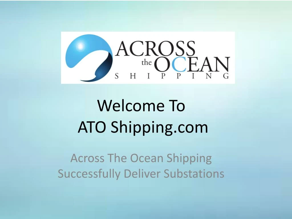 welcome to ato shipping com