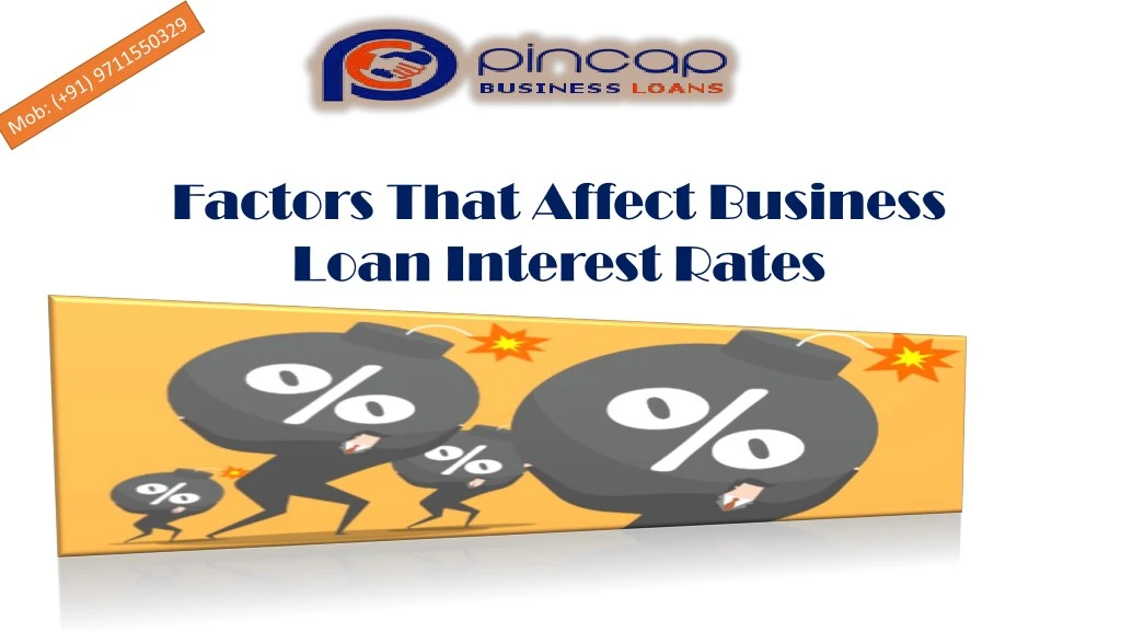 factors that affect business loan interest rates