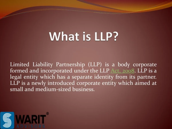 How To Apply For Limited Liability Partnership?