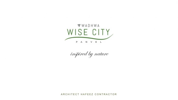 Wadhwa Wise City - Upcoming Residential Township Project in Panvel